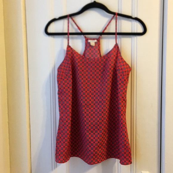 Red patterned tank - Picture 2 of 3